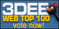 Stem op mijn site voor de 3DEE Web Top 100!